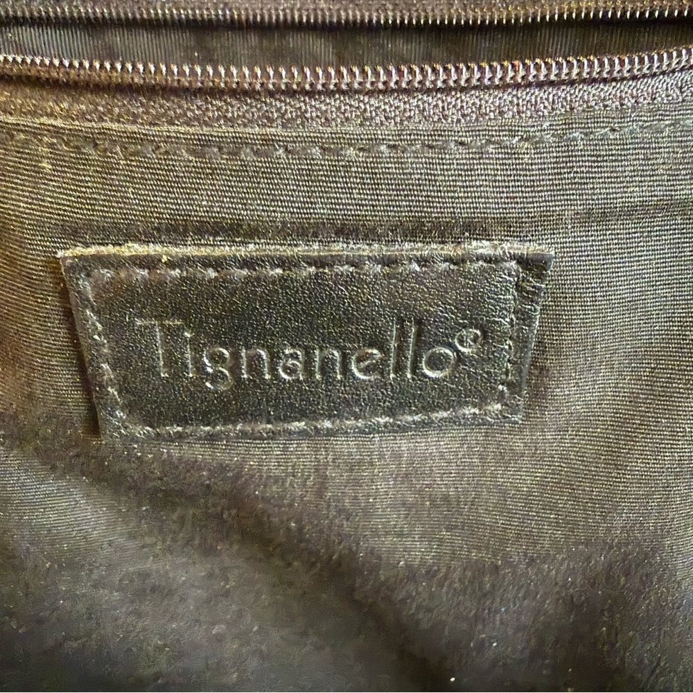 Tignanello Black Leather Backpack - Picture 11 of 16